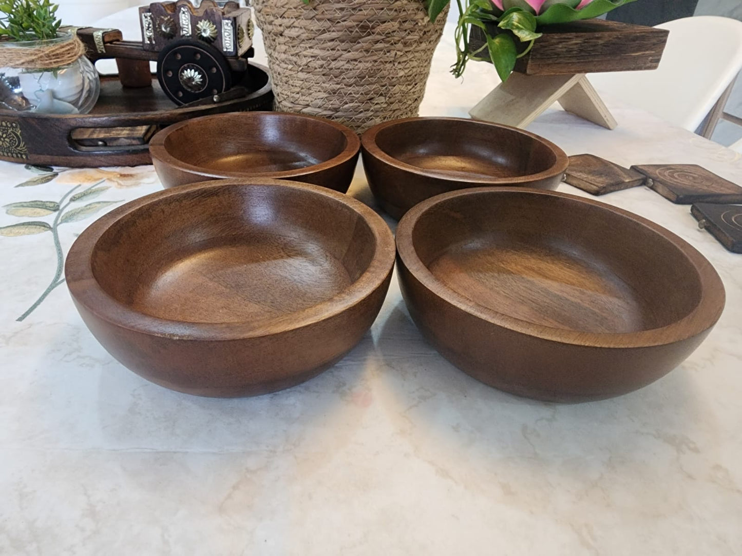 Meraki Artisan Mango Wood Bowls