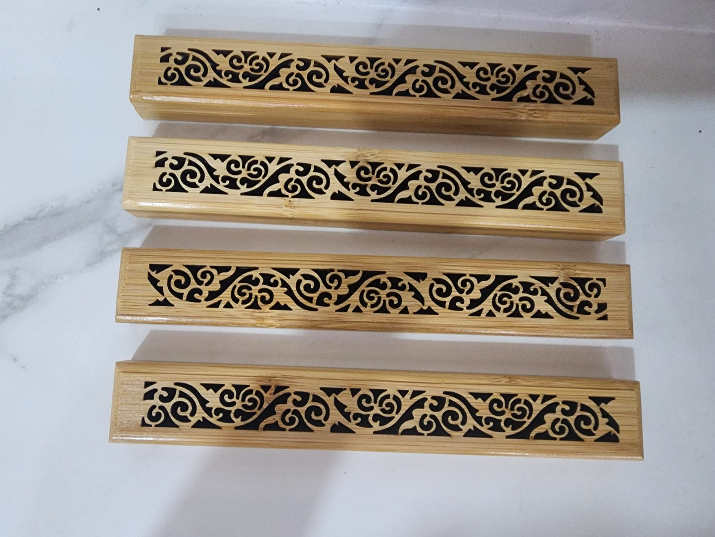 Wooden Incense Burner with Lid – Minimalist & Mess-Free Design