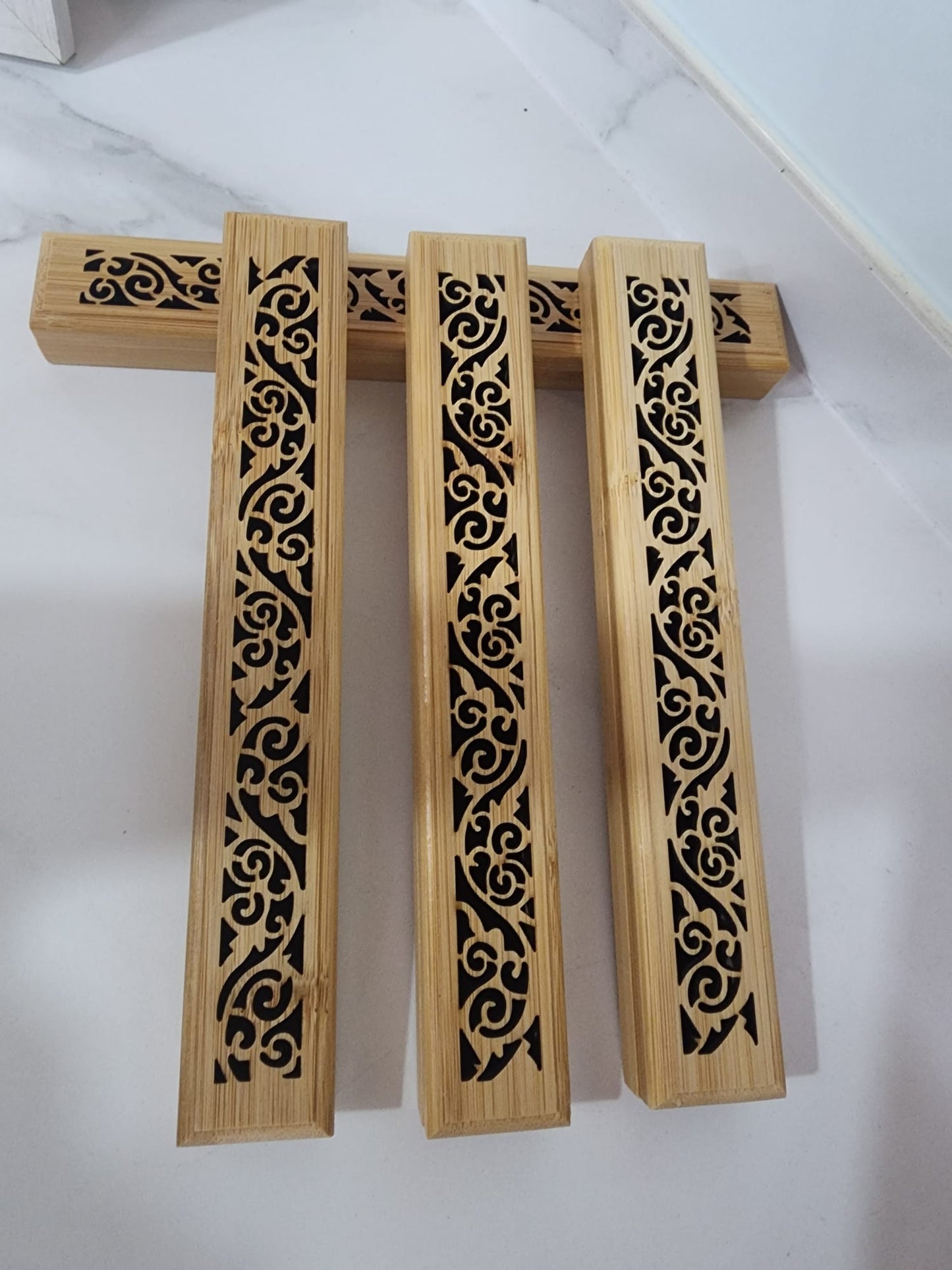 Wooden Incense Burner with Lid – Minimalist & Mess-Free Design