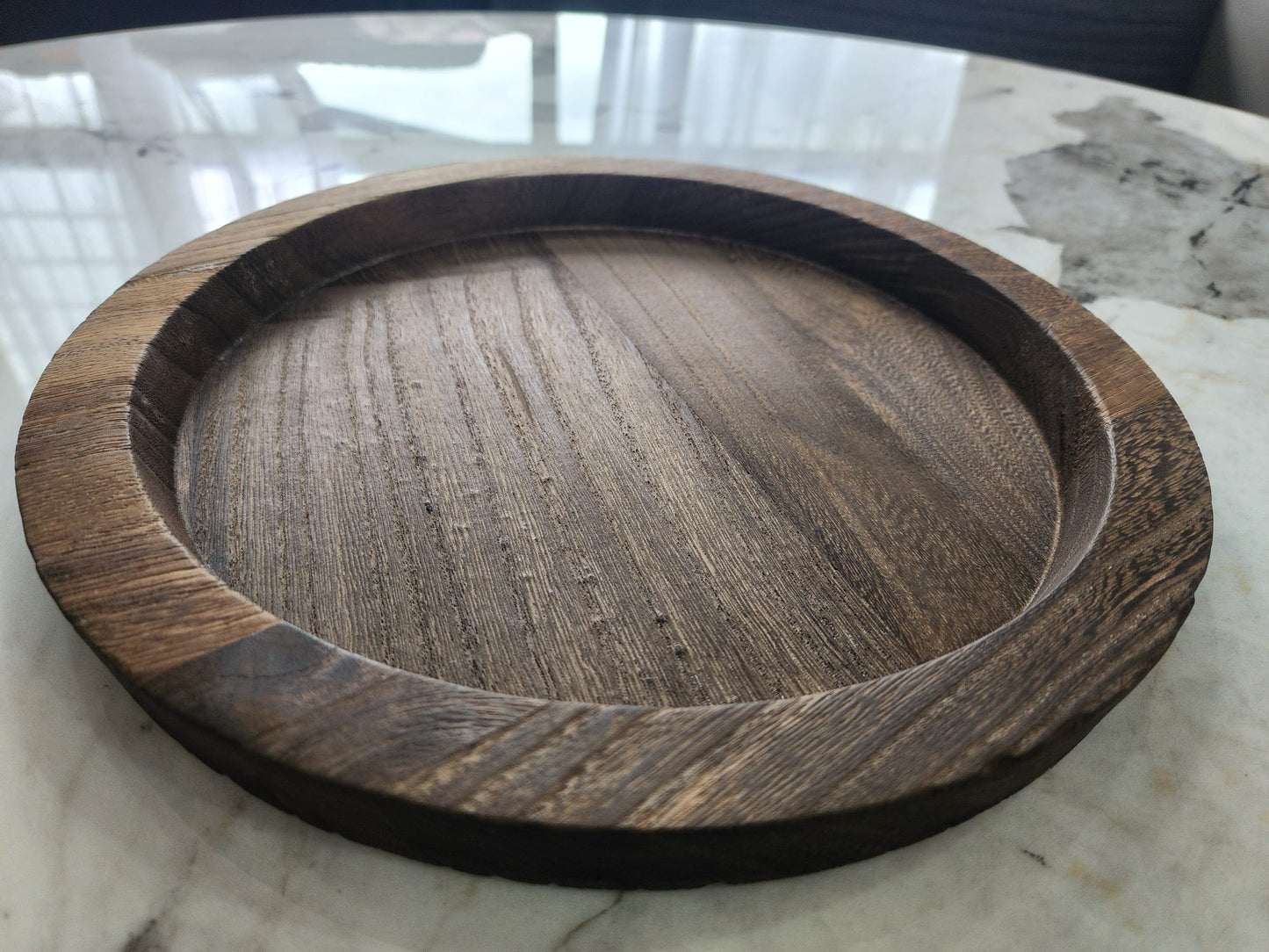 Rustic Wooden Tray Candle Holder – Farmhouse Style Home Decor