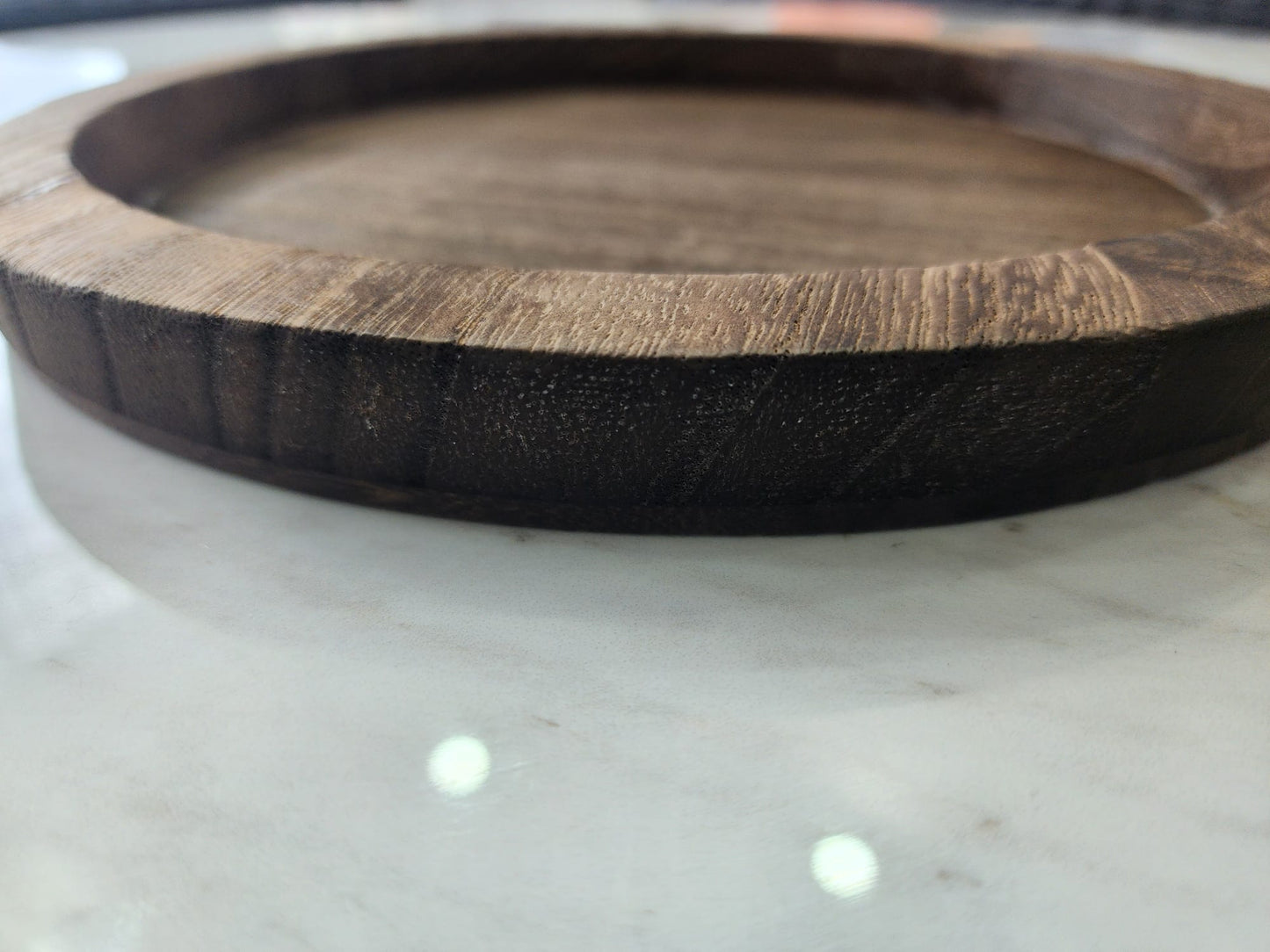 Rustic Wooden Tray Candle Holder – Farmhouse Style Home Decor