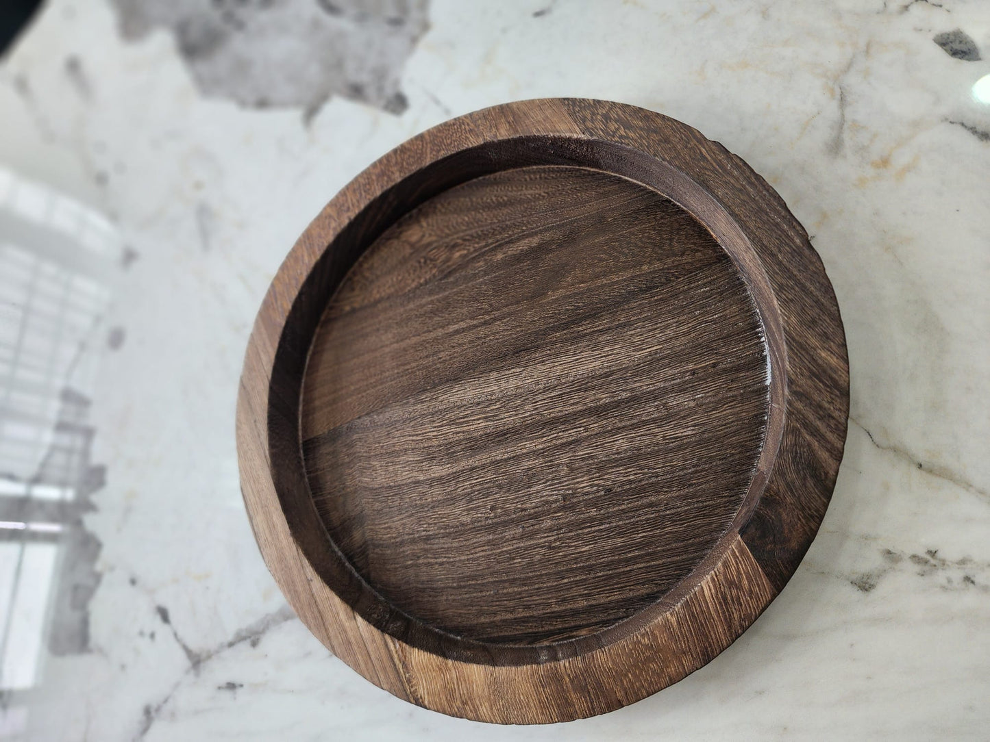 Rustic Wooden Tray Candle Holder – Farmhouse Style Home Decor