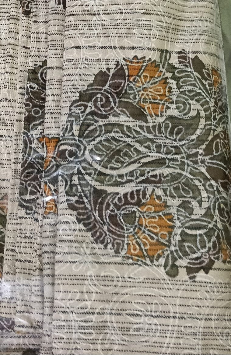 Kohinoor Block Printed Bedsheet Set with 2 pcs of pillow covers