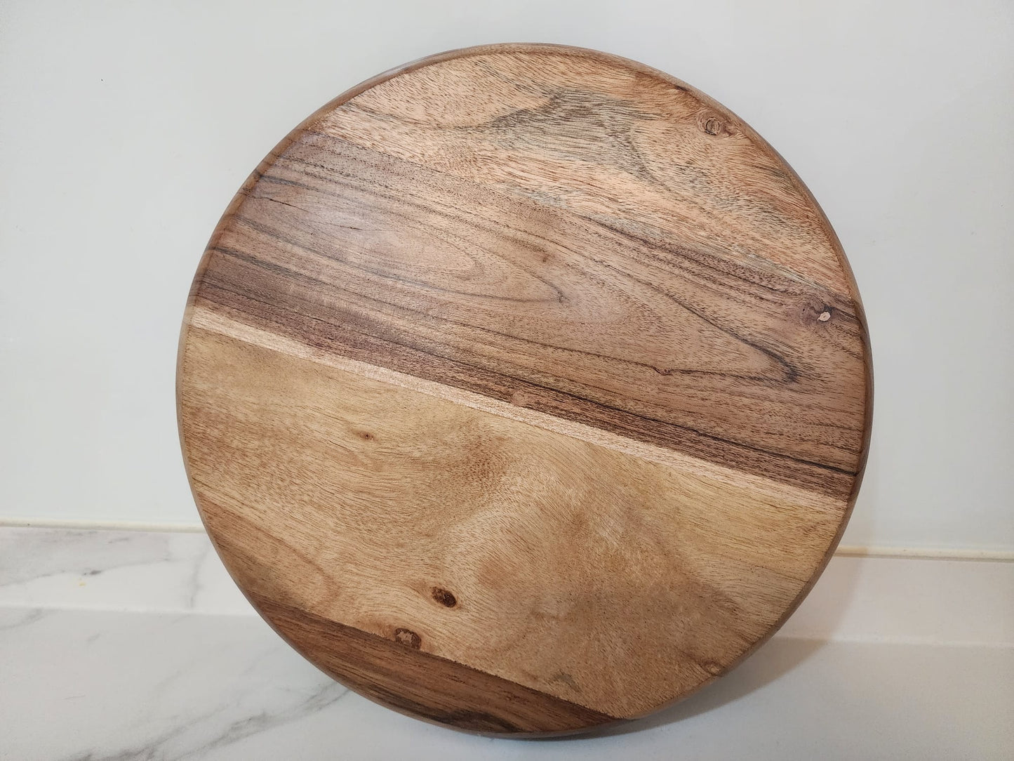 FEAWS “Prithvi” Series Large Natural Grain Acacia Wood Plates/Trays