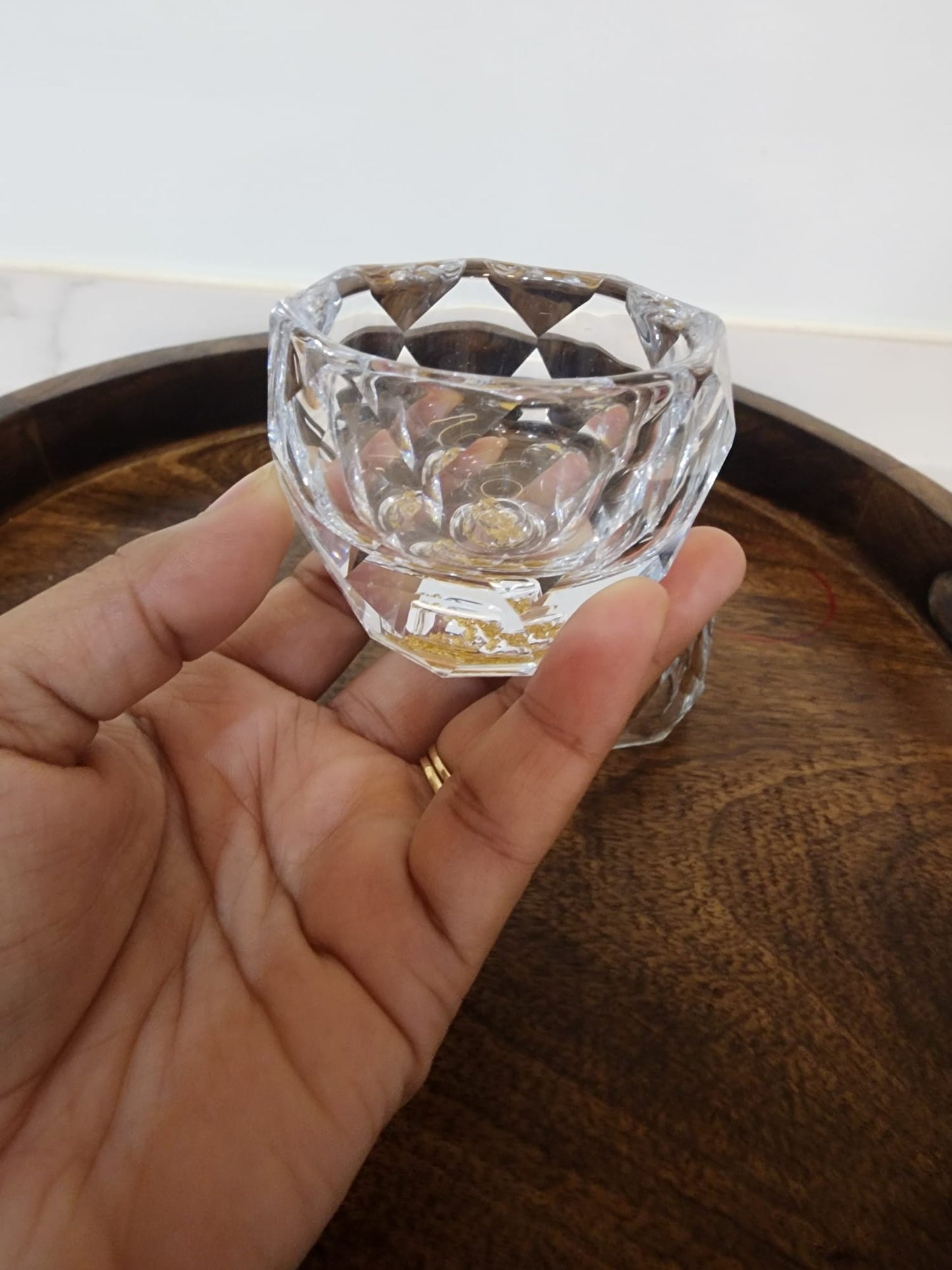 Diamond Faceted Crystal Glass – 50ML