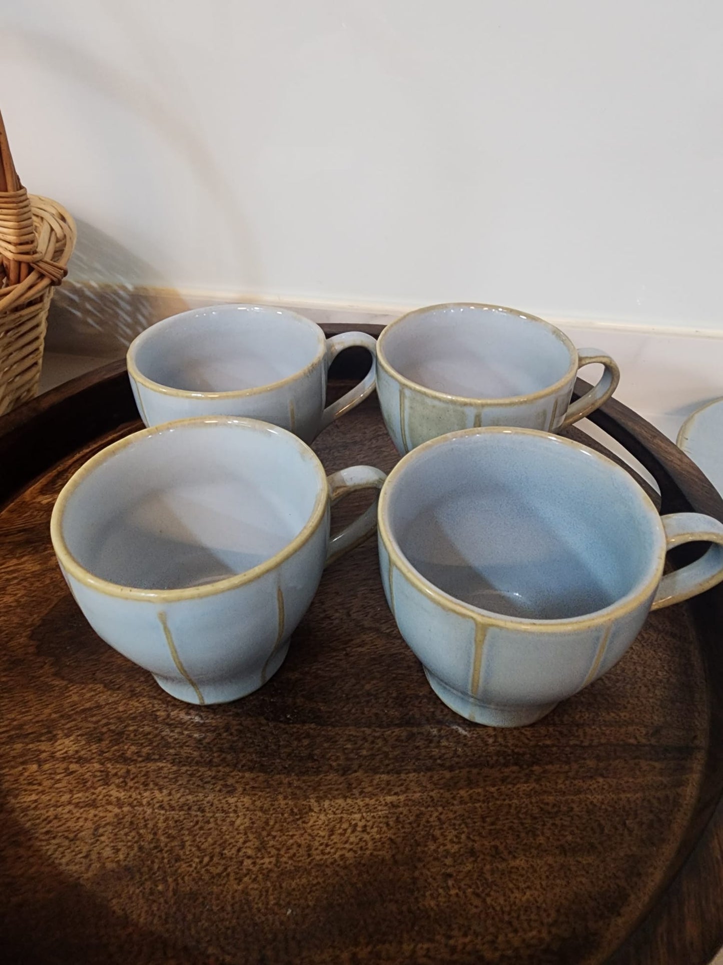 Sky Serenity Cup & Saucer – 1 Set of 2 pcs-Tea cup & Saucer
