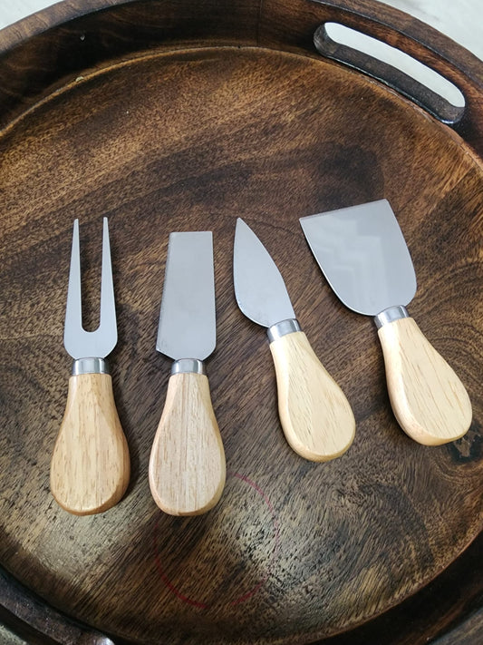 4PCS-Stainless Steel Cheese Knife 4-Piece Set