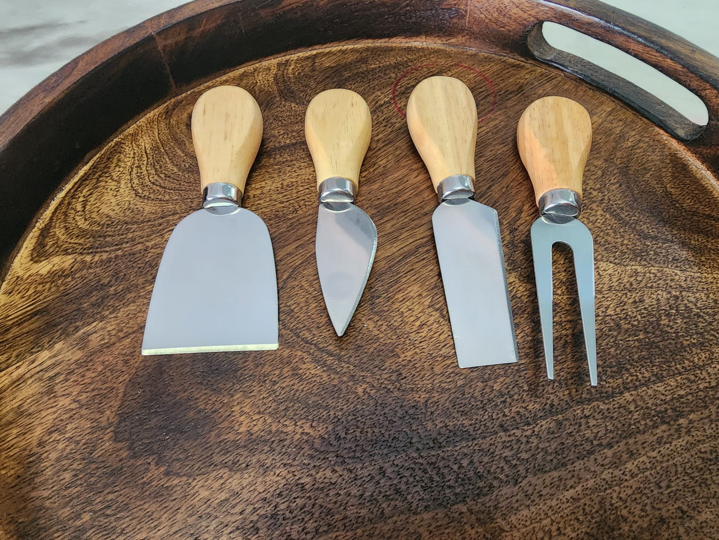 4PCS-Stainless Steel Cheese Knife 4-Piece Set
