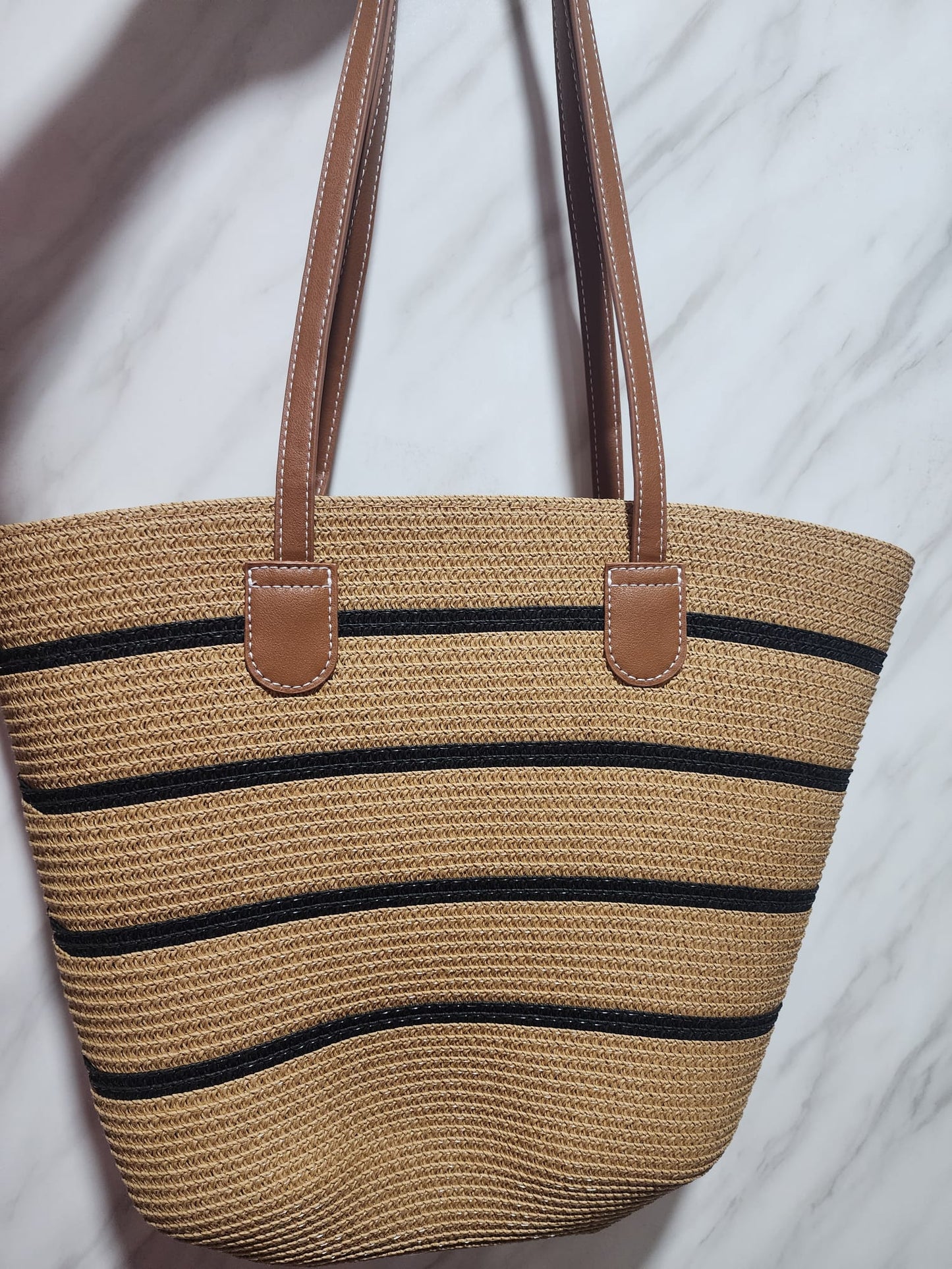 Artisan-Made Handwoven Big Purse – Brown Shade