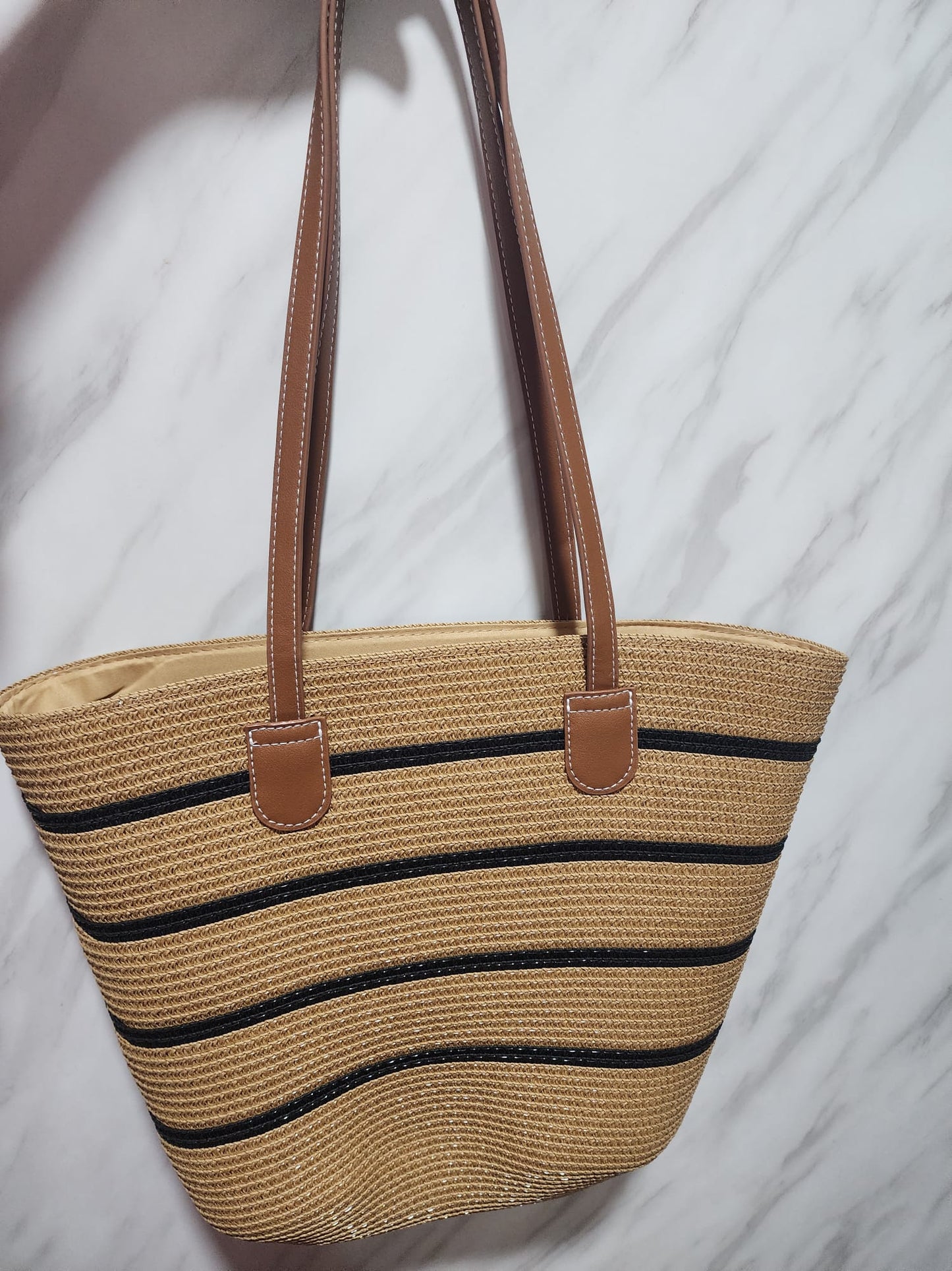 Artisan-Made Handwoven Big Purse – Brown Shade