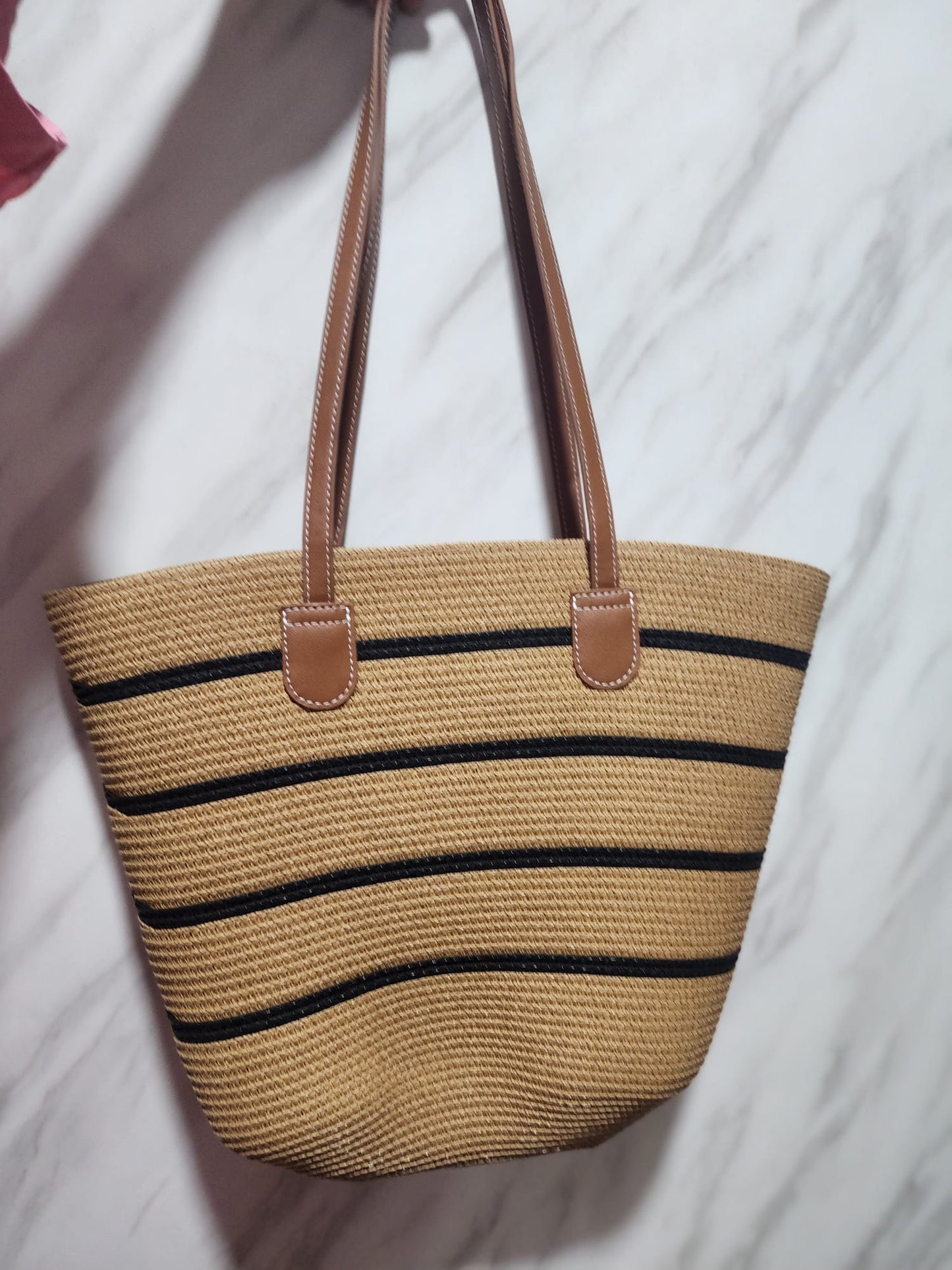 Artisan-Made Handwoven Big Purse – Brown Shade