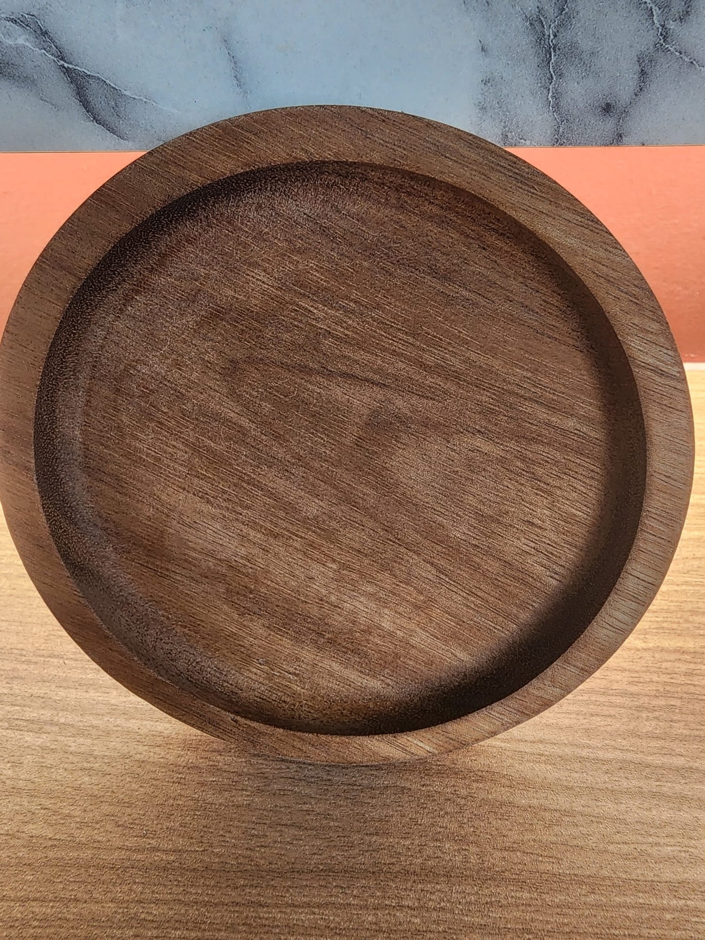 Wooden Tray with Ball Feet - Decorative