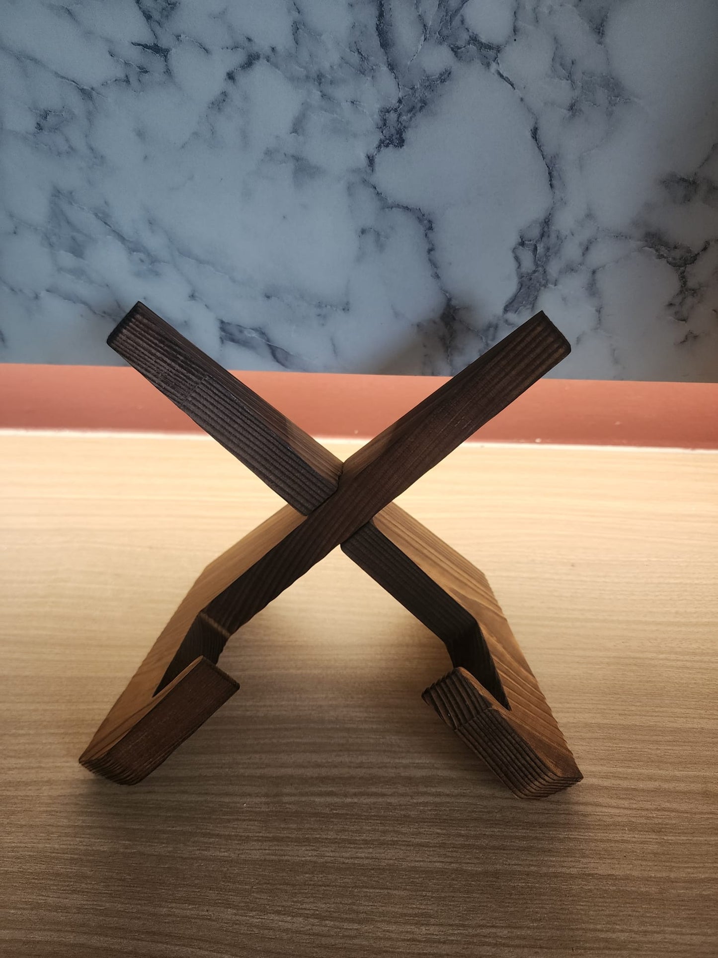 Minimalist Wooden Cookbook Stand