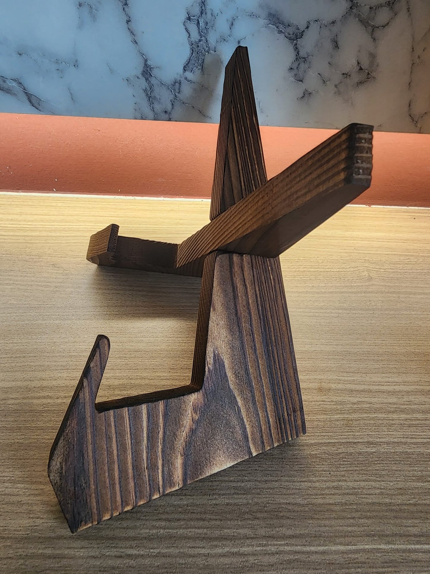 Minimalist Wooden Cookbook Stand