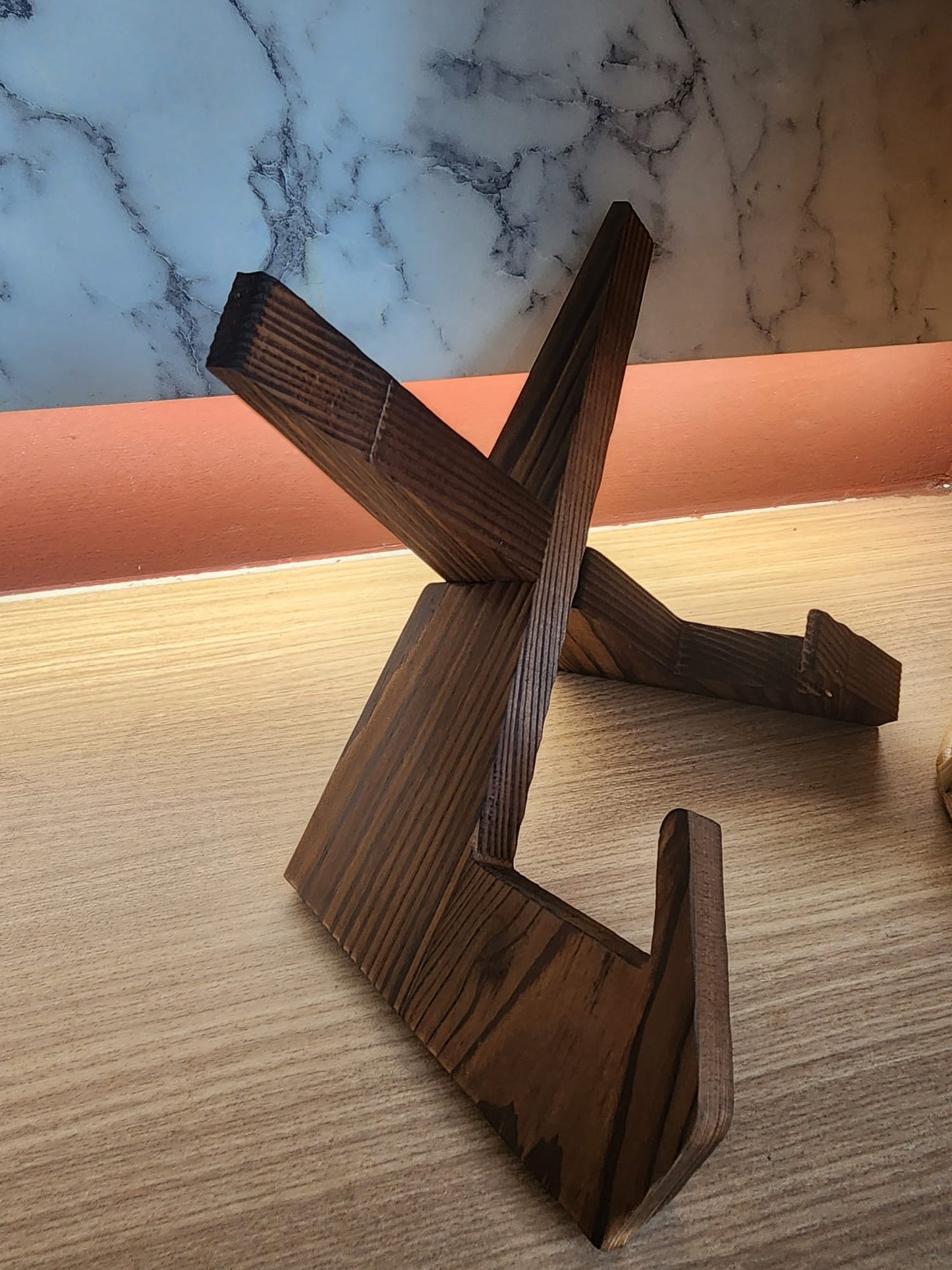 Minimalist Wooden Cookbook Stand