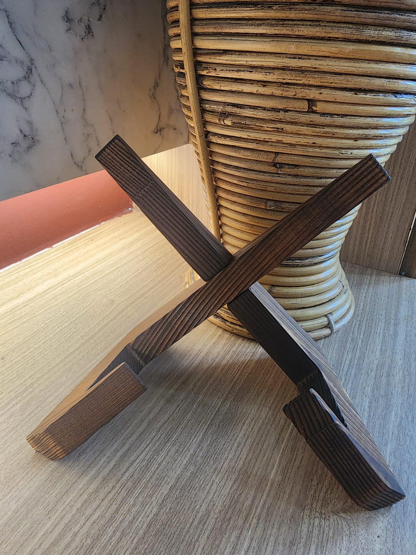 Minimalist Wooden Cookbook Stand