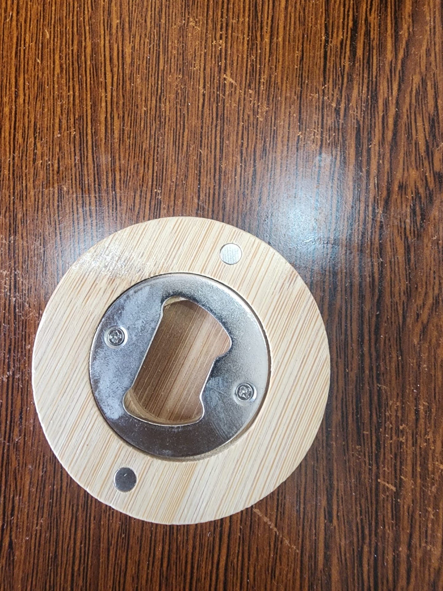Magnetic Bamboo Bottle Opener