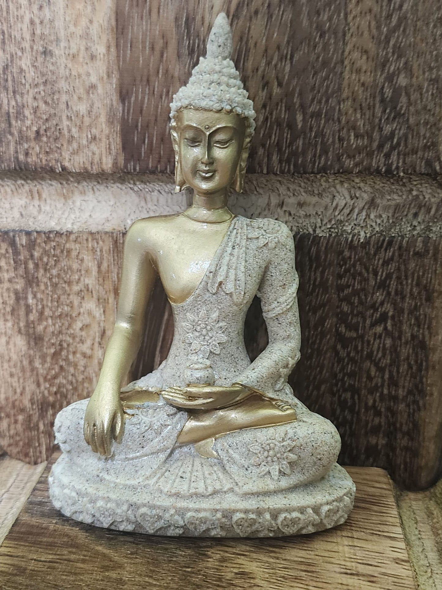 Sandstone Sitting Buddha Statue