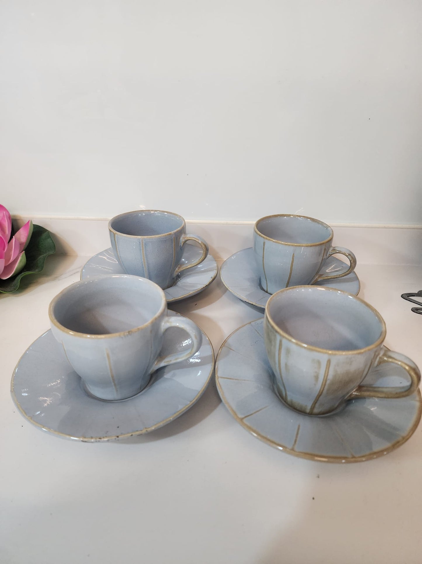 Sky Serenity Cup & Saucer – 1 Set of 2 pcs-Tea cup & Saucer
