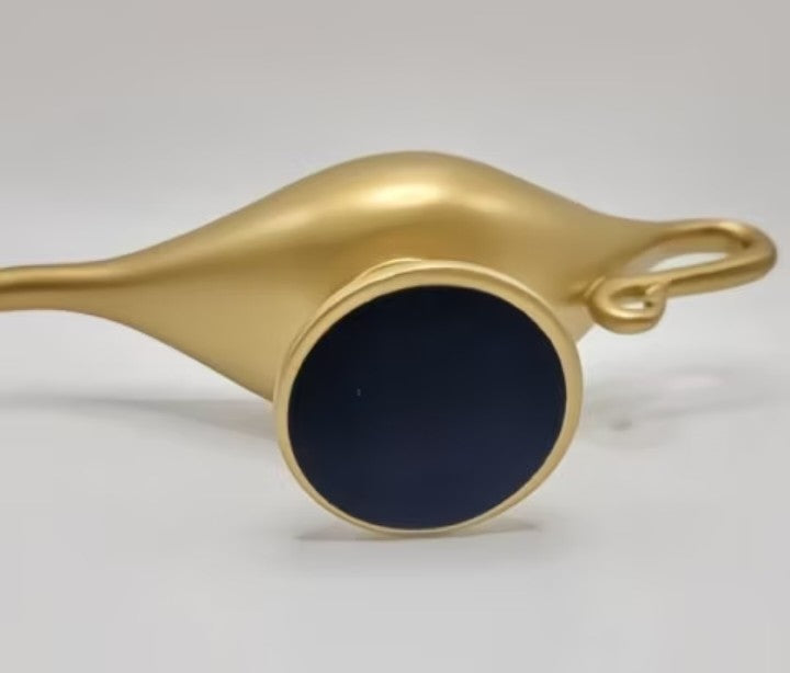 Aladdin Magic Lamp Candle Holder – Handmade Resin Decorative Ornament