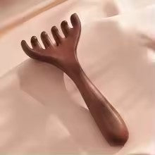 Six-Claw Natural Sandalwood Massage Comb