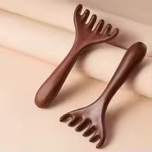 Six-Claw Natural Sandalwood Massage Comb
